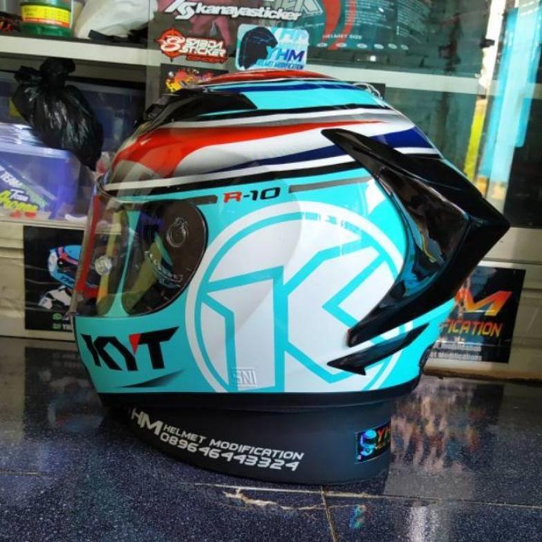 BEST SALE Spoiler 3D kyt r10 / spoiler helm kyt r10