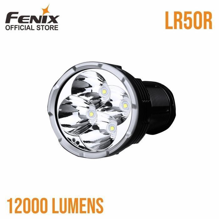 Fenix LR50R Senter Led Flashlight Searchlight Rechargeable 12000 Lumens
