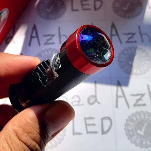 HOT DEALS Lampu LED H6 Mini BiLED CR7 20 Watt ACDC Motor Bebek Metik Cut Off Bluelens Mini Projie Be