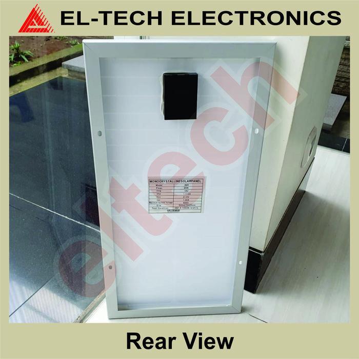 20WP 18V 22x275x535mm Solar Cell Panel Tenaga Matahari Surya Mono CL