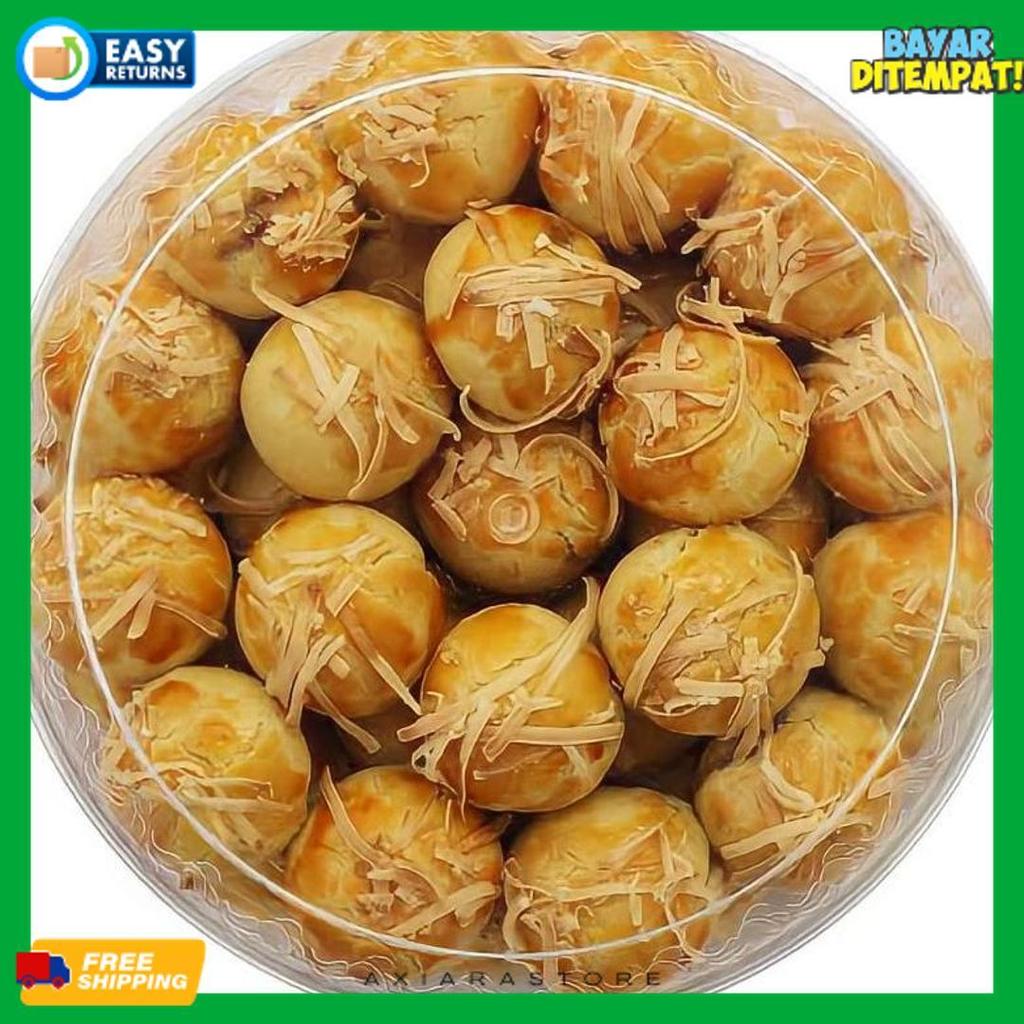 High Quality Paket Kue Kering Lebaran 500 Gram Renyah Lembut Enak / Nastar Keju Semprit Susu Putri S