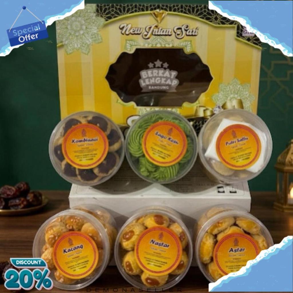 Promo Paket A Kue Kering Lebaran (Isi 6), Khusus Area Bandung