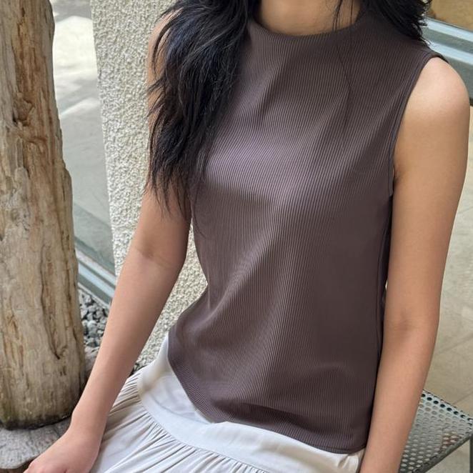 Inkano Nash -Sleeveless Inkano Nash Sleeveless Atasan Blouse Top Wanita Basic