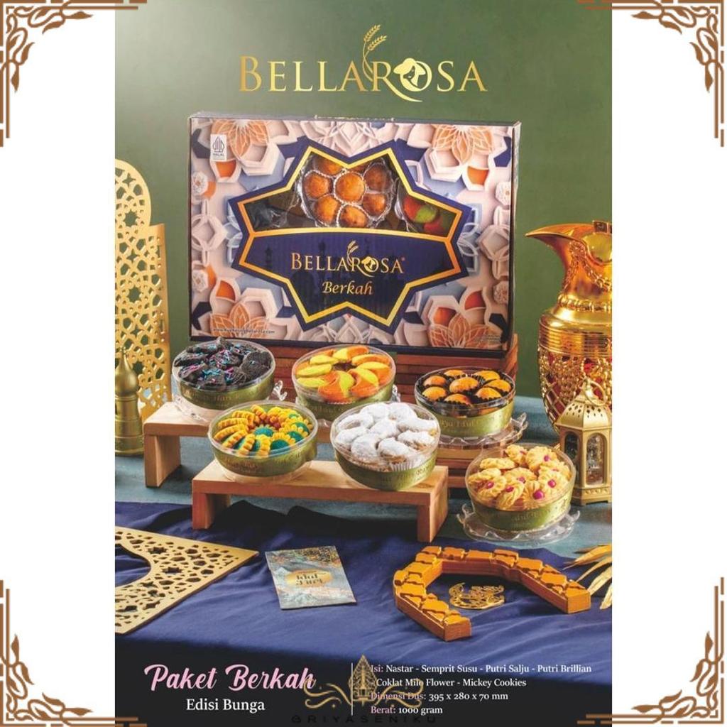 Cuci Gudang Hampers Kue Lebaran/Idul Fitri - Bellarosa Paket Berkah & Platinum Isi 6 Toples