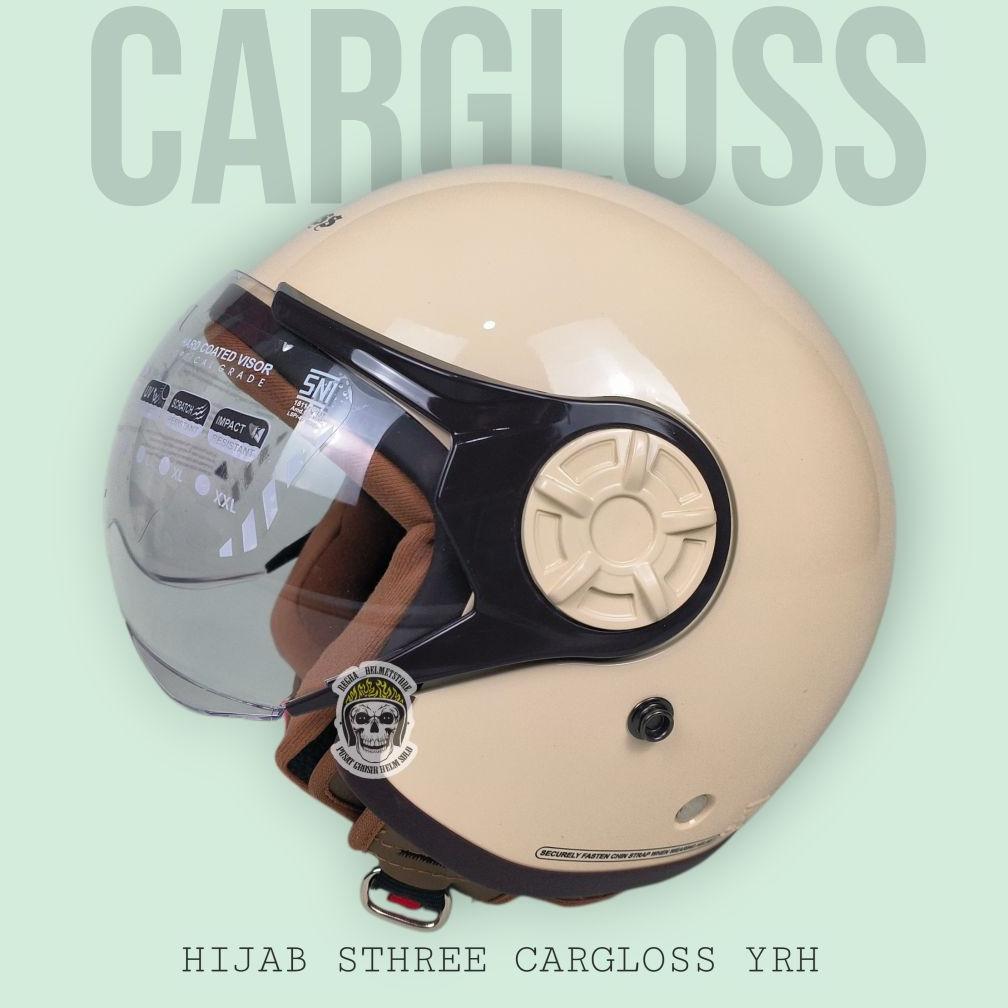 BIG PROMO Cargloss Premium / Helm Hijab / Helm SNI / Helm Retro