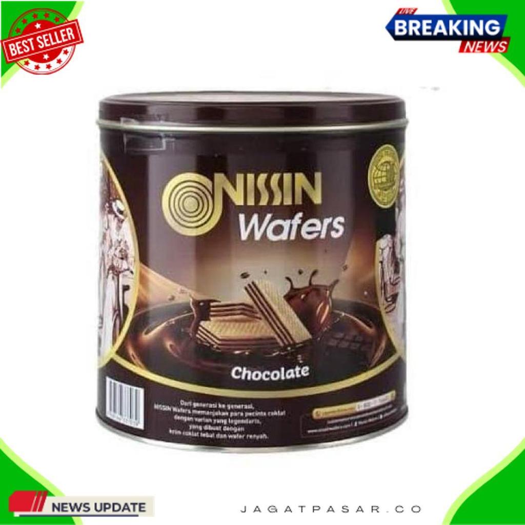 Exclusive Nissin Wafer Chocolate Wafer Coklat Murah Roti Lebaran Kue Kering