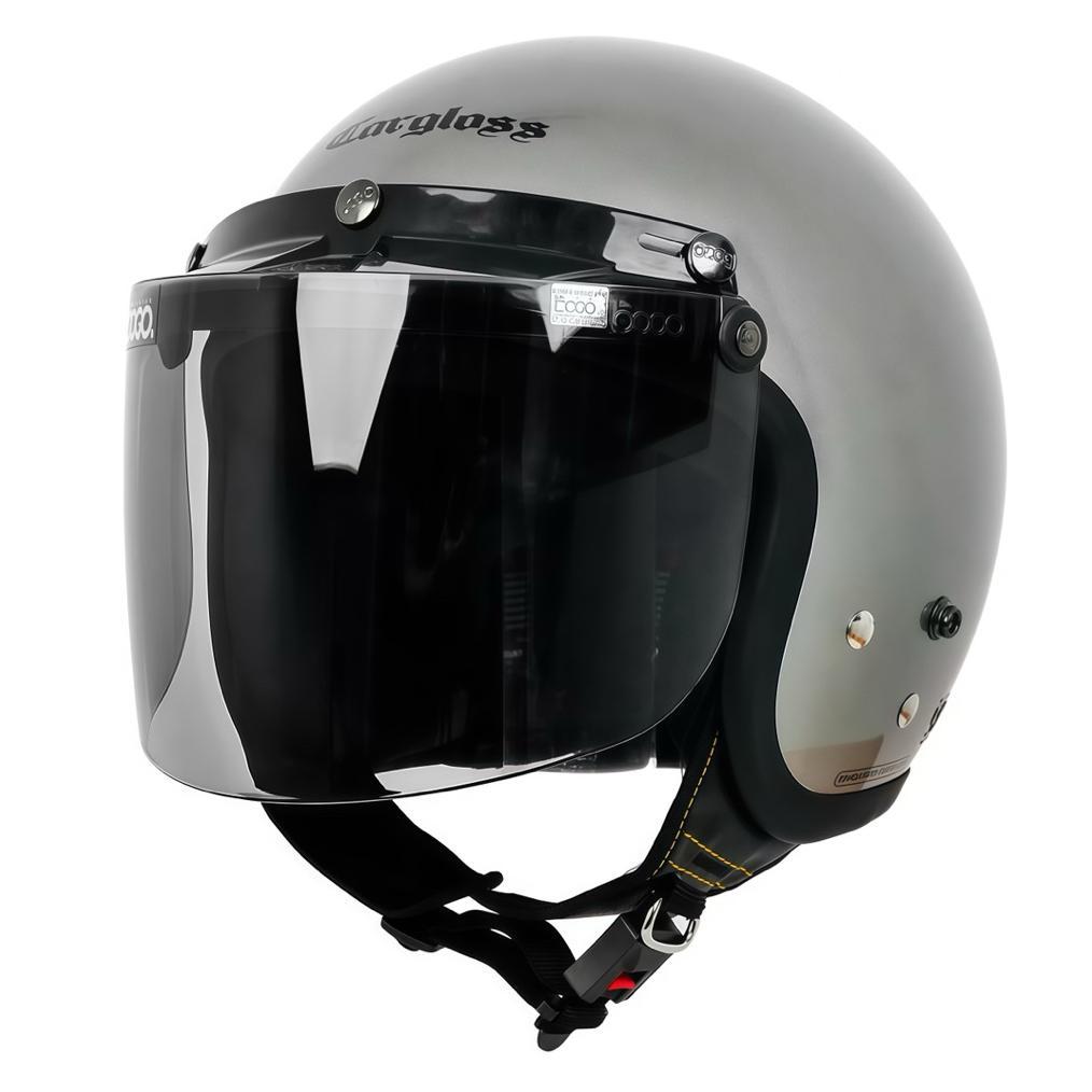 Grade Ori Helm Carglos Bogo Retro Dewasa Polos Full Leher Sni Bisa Untuk Cewek Cowok Kekinian