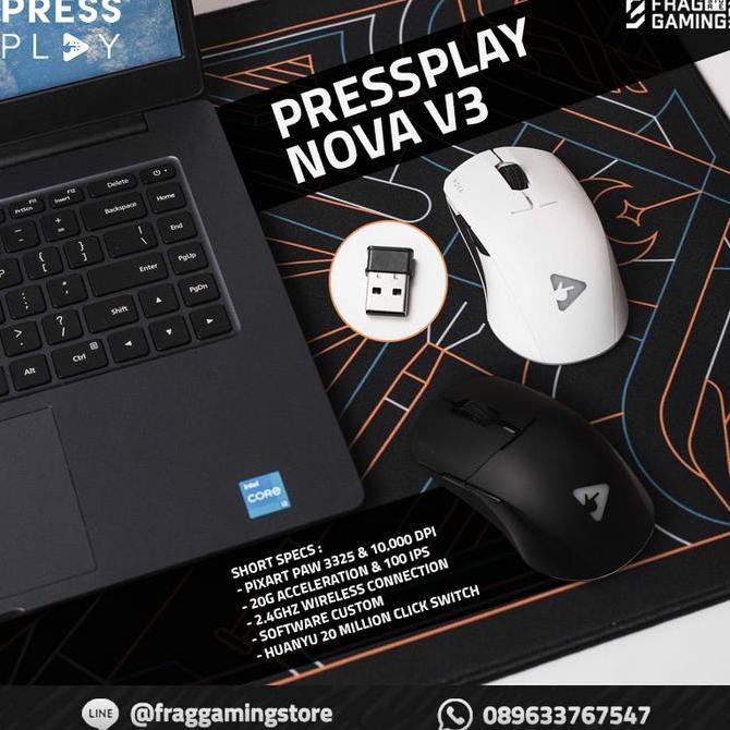 PressPlay Nova V3 / Pressplay Ultralight Wireless - Gaming Mouse