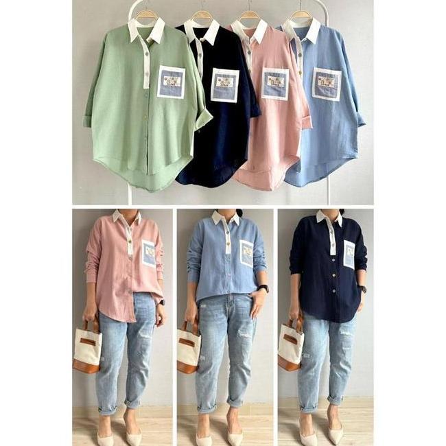 Kemeja Linen Lubana Kemeja Linen Lubana Rg 6708 Airanti 110