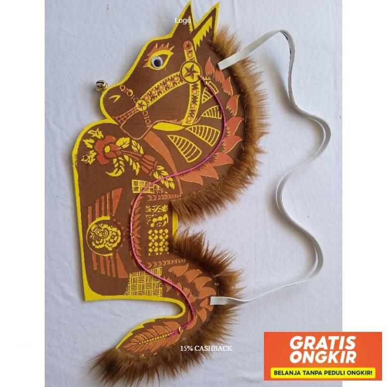 Kuda Spon Anak/Kuda Lumping Spon Anak / Kuda Lumping Jaranan Jaran Kepang Spon Anak Stock