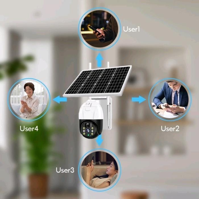 CCTV SIM CARD 4G WATERPROOF TENAGA SURYA