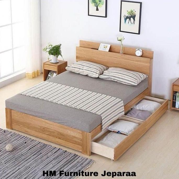 Terlaris Dipan Kayu 160X200 | Dipan Kasur | Dipan Minimalis | Dipan Laci | Dipan Jati | Dipan Tempat