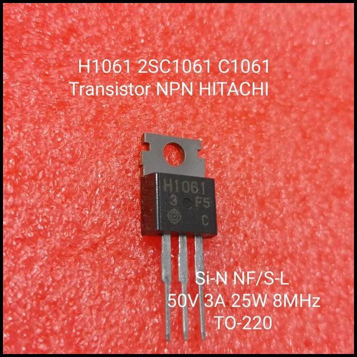 TERLARIS H1061 2SC1061 C1061 TRANSISTOR NPN HITACHI 