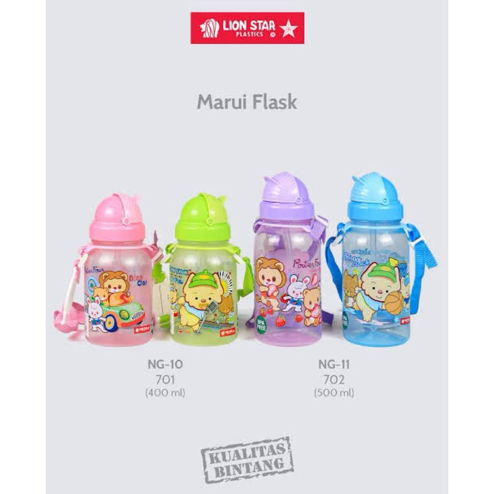 Botol Minum Anak Sedotan Marui 500ml Lionstar