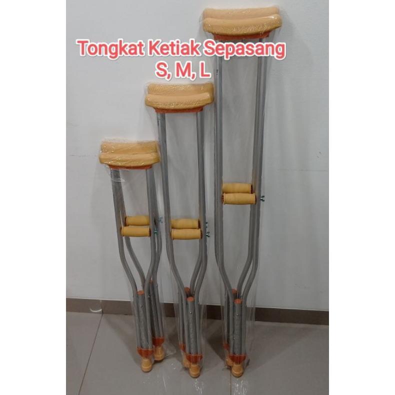 Tongkat Ketiak /Crutch / Kruk Ketiak / Tongkat Jalan / Tongkat Bantu Jalan