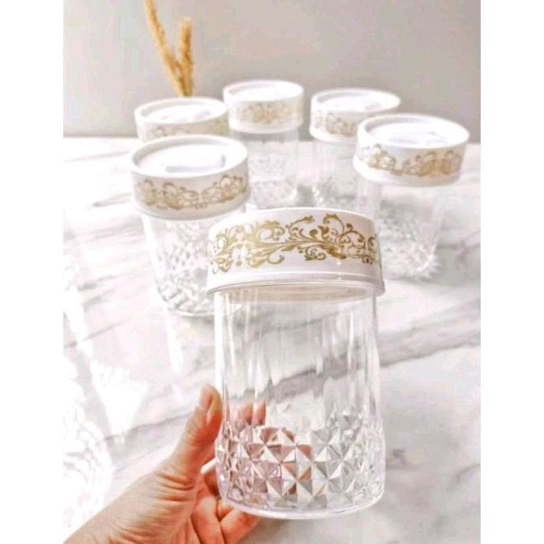 CALVIERACATALOG TOPLES PYREX LILIA 1 KOTA ISI 6 TOPLES UKURAN 1200 ML ORIGINAL
