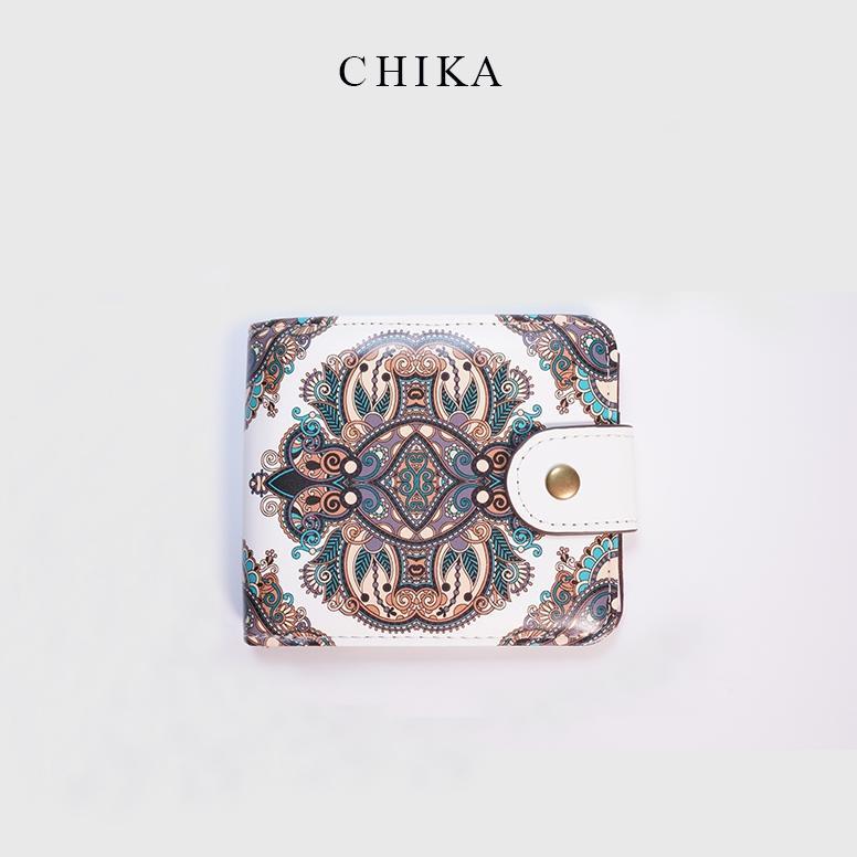 PROMO CHIKA TAS DOMPET WANITA POLA GAMBAR DUA SISI  DEPAN BELAKANG LIPAT KARAKTER UNIK JAHITAN HALUS