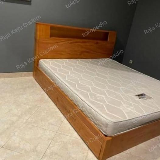 Terlaris Dipan Minimalis Costume Ukuran Kayu Perhutani