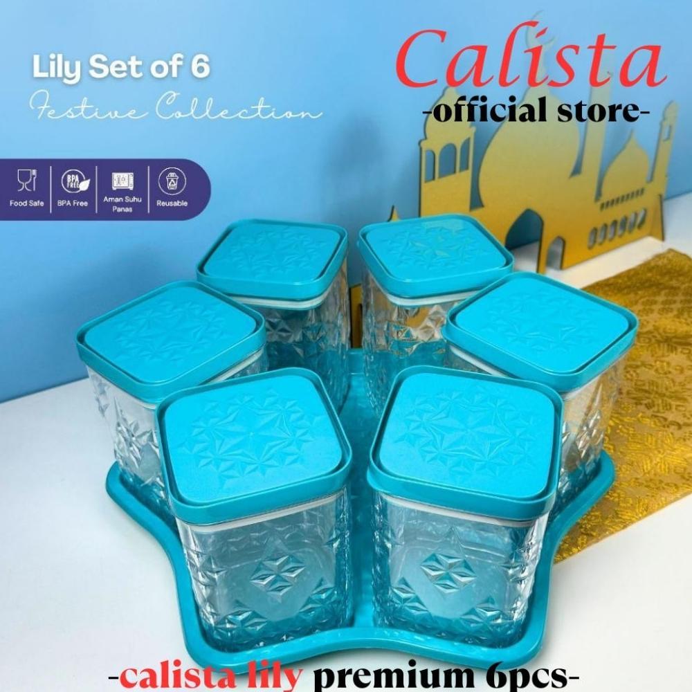 MARTHASARYNA TOPLES KEDAP LILY SET 6 SET 5 IN 1 CALISTA PREMIUM | TOPLES KRISTAL MAKANAN LEBARAN 202