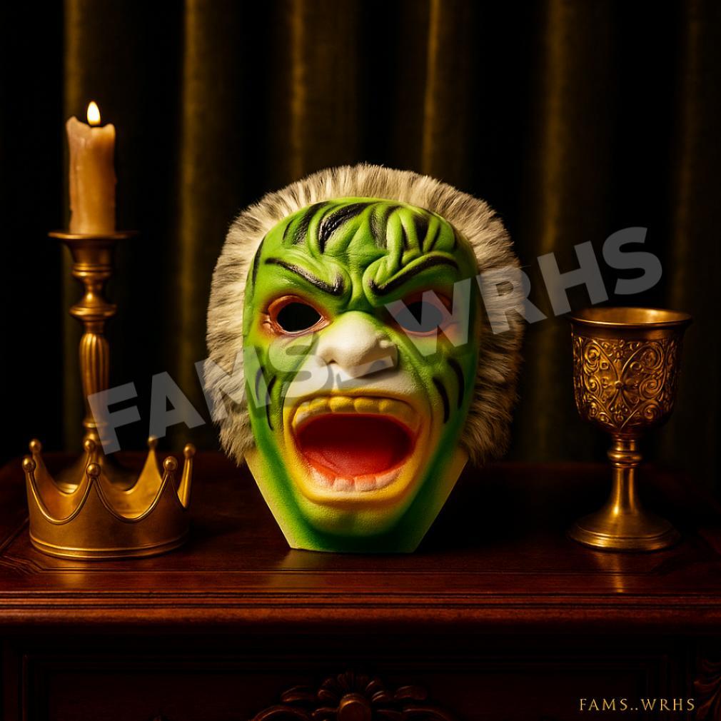 Topeng Hanoman Hijau Spons Topeng Hulk Topeng Anoman Topeng Anak Fm -15