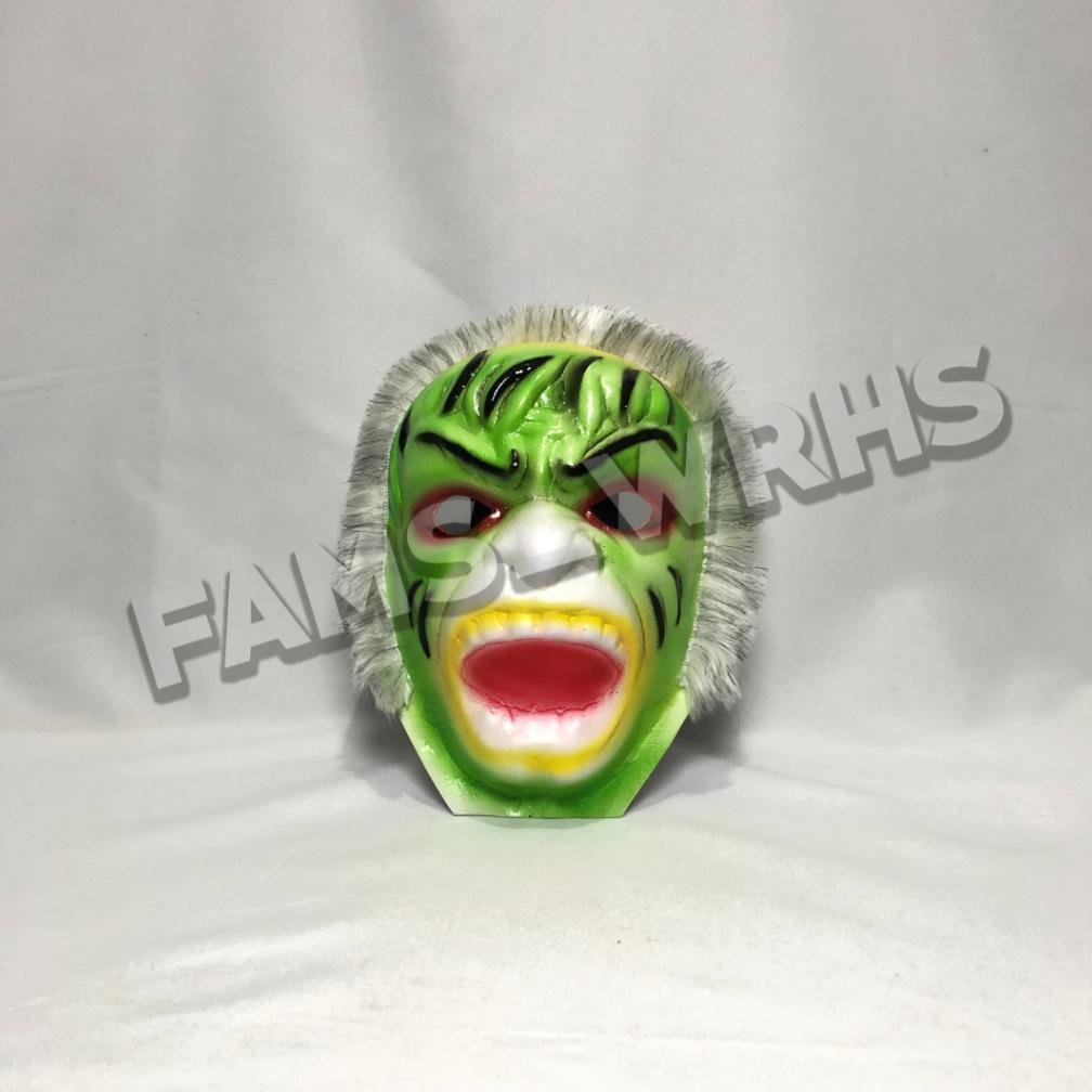 Topeng Hanoman Hijau Spons Topeng Hulk Topeng Anoman Topeng Anak Fm -36