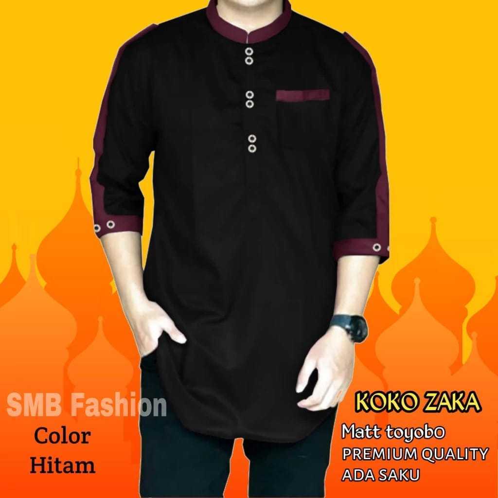Baju Koko Zaka Baju Koko Qurta Pria,Baju Koko Pria Terbaru,Termurah&Terlaris