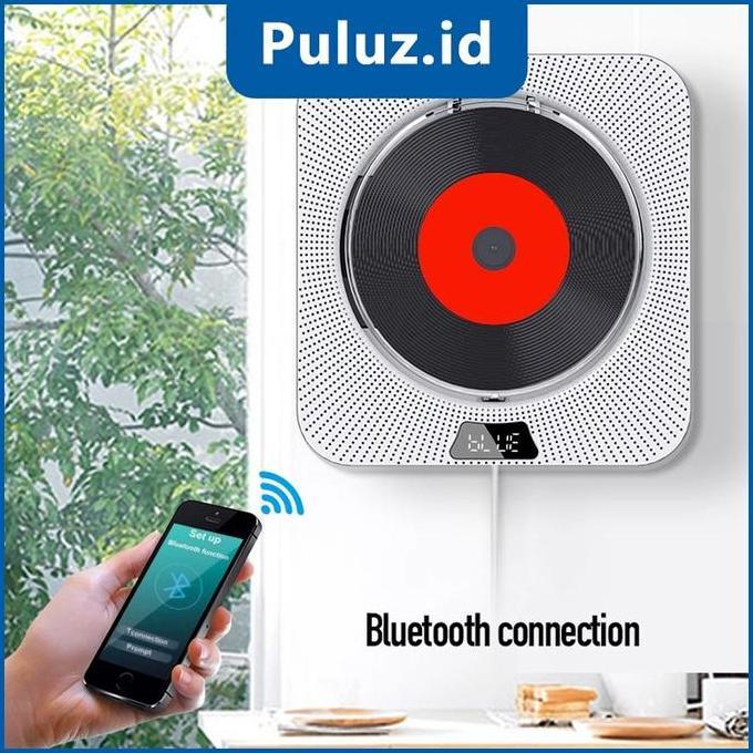 Puluz CD Player DVD Player Bluetooth Wall CD/DVD Player Portable