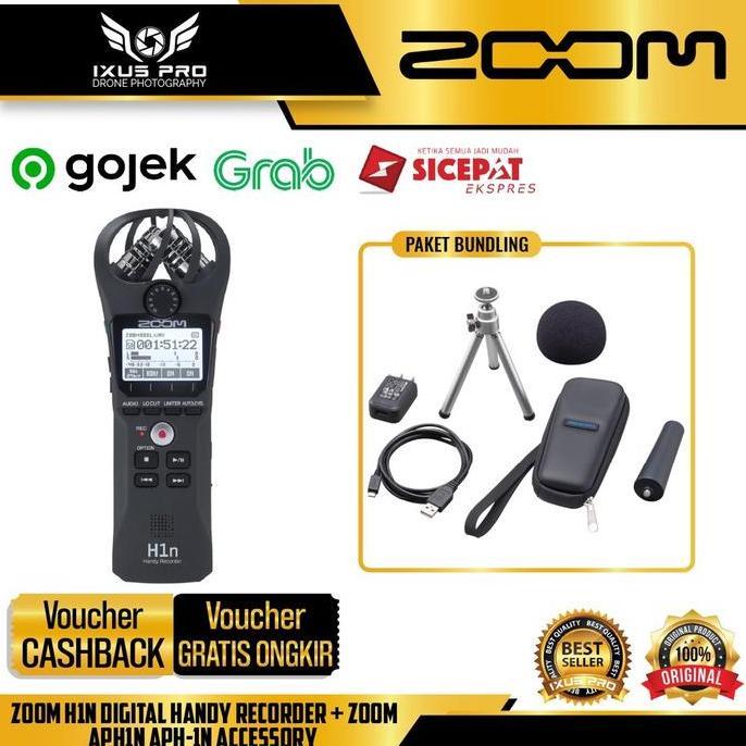 Zoom H1N Digital Handy Recorder - Perekam Suara Zoom H1n