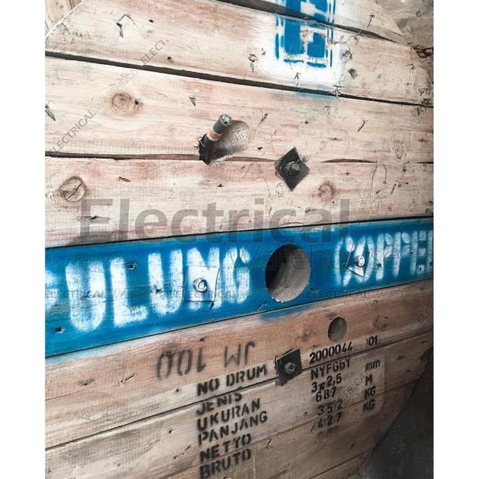 Kabel NYFGBY 3x2.5mm2 PULUNG ( NYF GBY 3x2.5mm 3x2.5 mm 3 x 2.5 mm2