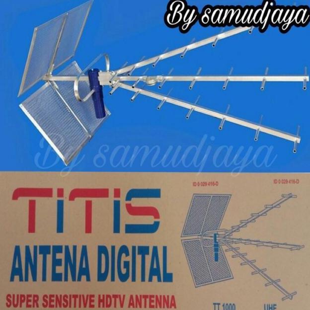 Antena tv digital / antena tv titis tt1000 / antena luar outdoor uhf,