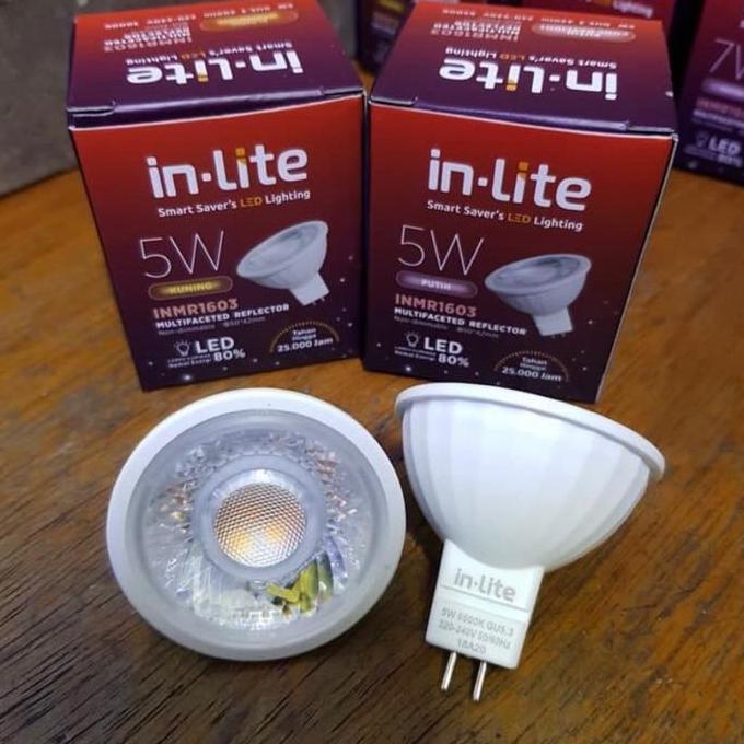 Lampu LED SPOTLIGHT IN LITE MR16 Bohlam INLITE LED 5W 5 Watt MR16