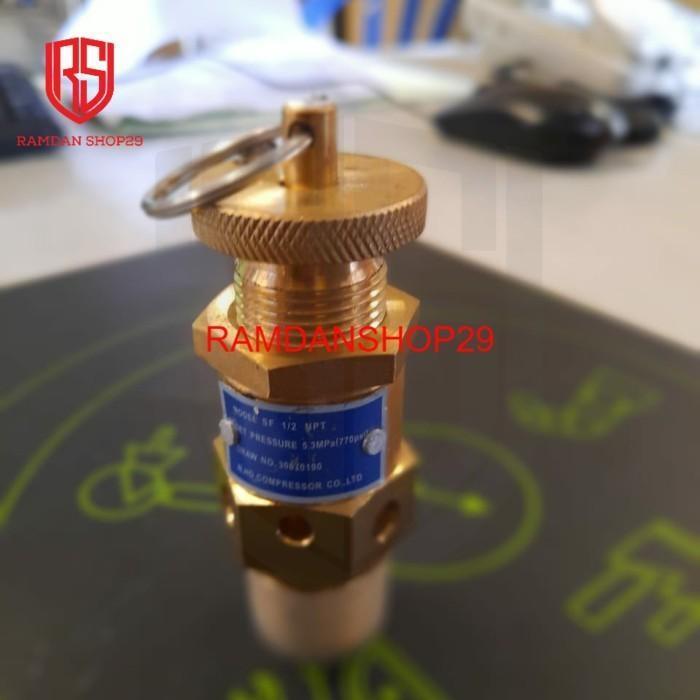 Safety Valve Kompresor Angin Screw Compresor 50 Bar