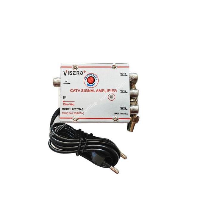 Boster booster CATV 2TV 8TV penguat signal tv uhf siaran digital