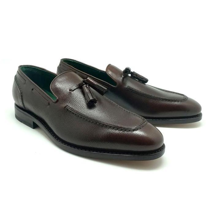 Fortuna Shoes Sepatu Kulit Pria Tassel Loafer - Leather Outsole 8113