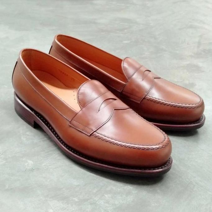 Fortuna Shoes Sepatu Kulit Pria Penny Loafer - Leather Sole 7949