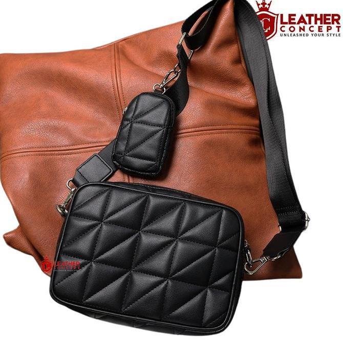 Tas Selempang Pria Kulit Tas Kulit Pria Tas Pria Tas Jalan SQUID