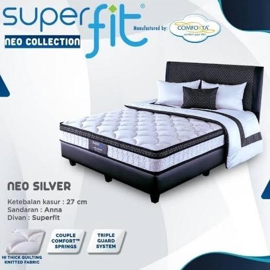 Terlaris Springbed Comforta Super Fit Matras Comforta Superfit Neo Silver