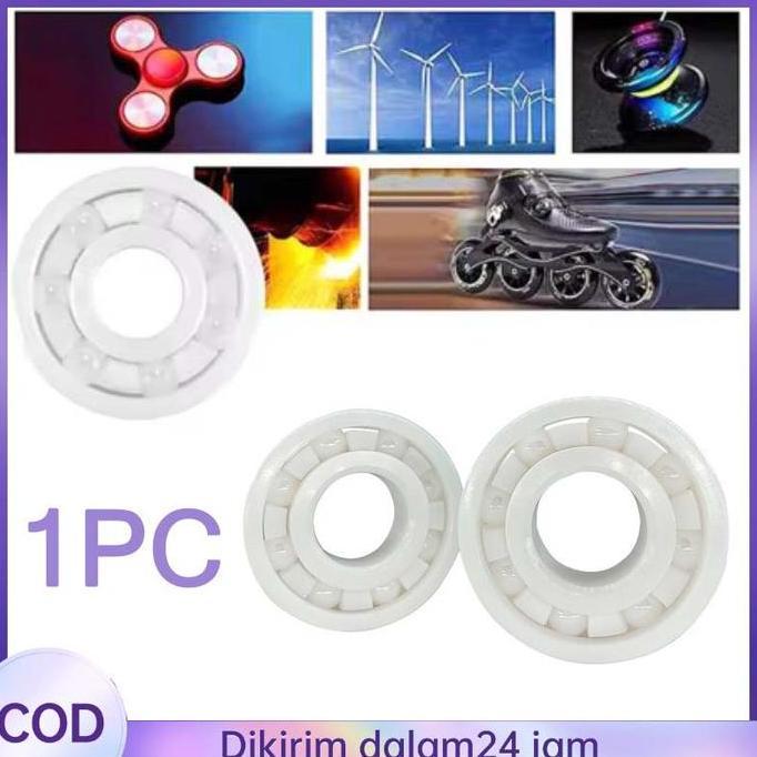 Bearing Full Ceramic Zirconia Bearing 608ce Ceramic Ceramic Deep Groove Insulasi Bearing Keramik Bea
