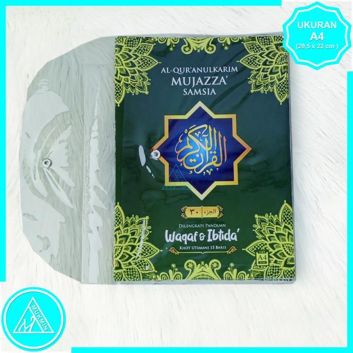 Alquran Mujaza Samsia Per Juz ukuran A4 || Lengkap 30 Juz CS