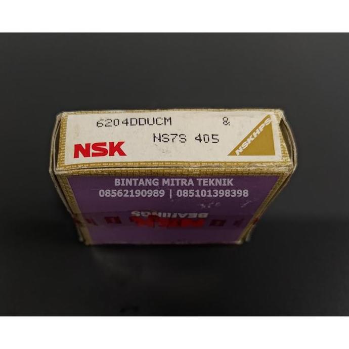 BALL BEARING NSK 6204 DDUCM / NSK 6204 2RS ORIGINAL NSK JAPAN ASLI
