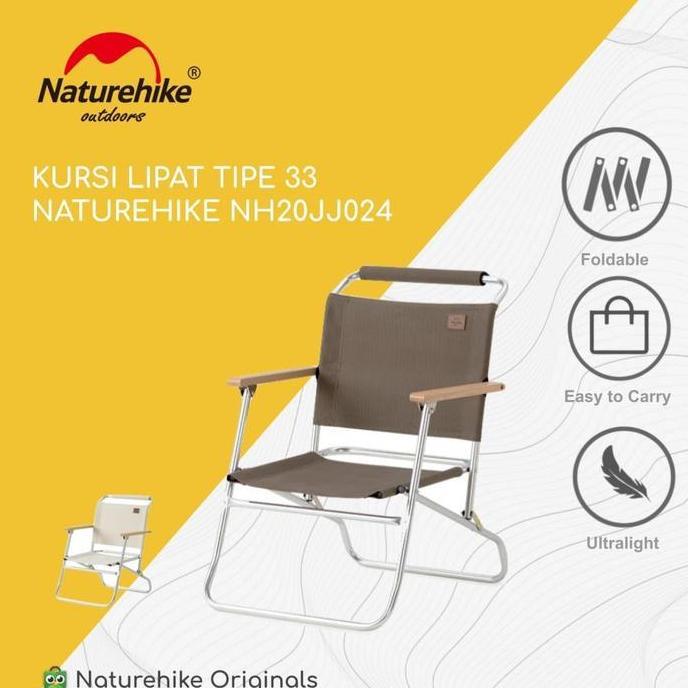 Terlaris Kursi Lipat Camping / Portable / Outdoor Naturehike Nh20Jj024 Tipe 33