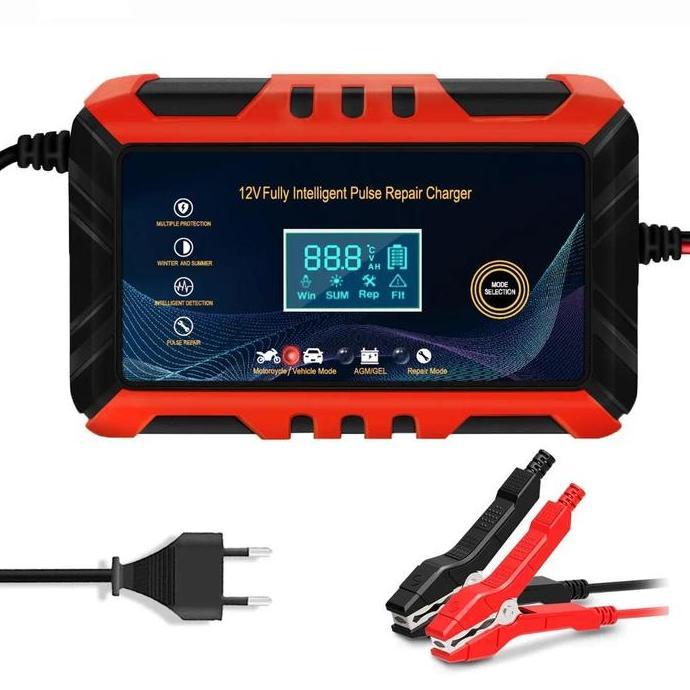 Alat Charger Aki Mobil Dan Motor 12V 6A Modul Charger Aki Otomatis MURAH