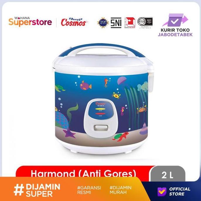 Cosmos Rice Cooker Harmond Biru 2 L - Crj-6031 N | Crj6031