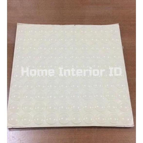 Bst Ready Pengganjal Kaca Meja 10 Mm / Bumper 10 Mm / Pil Kb - 1 Lembar Isi 100 Best Seller