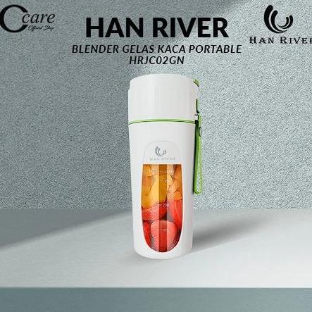 Han River Blender Portable 340Ml Mini Juice Gelas Kaca (Hrjc02Gn)