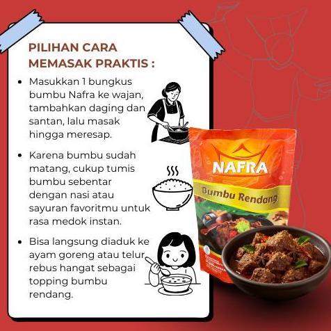 Bumbu Rendang Asli padang untuk 500-1 kg daging