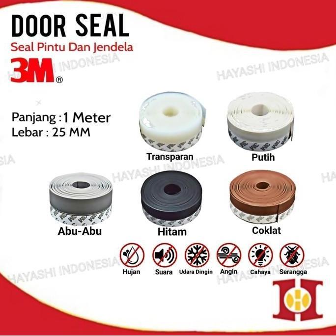 Bst Ready Door Seal Original 3M Penutup Lubang Celah Pintu Jendela - 1 Roll Best Seller