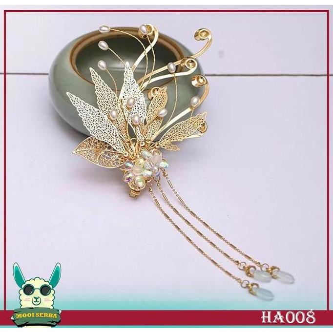 BRIDE - WEDDING EARPIECE/ HAIRPIECE / HIASAN RAMBUT PENGANTIN HA008