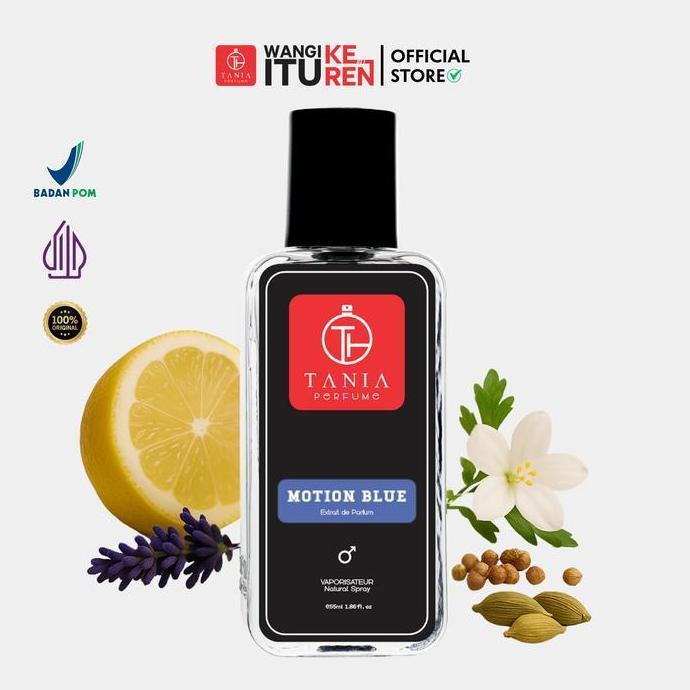 Tania Perfume - Motion Blue - Extrait de Perfume Mengandung 50% Perfume Oil dan Sudah BPOM - Parfum 