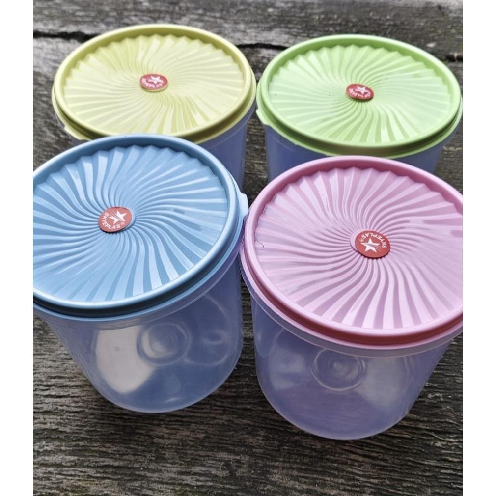 MIADAILYCOLLECTION PAKET HEMAT 12PCS (1LUSIN)SEALWARE 3LITER SKYEPLAS/TOPLES KERUPUK 3LITER/TOPLES K